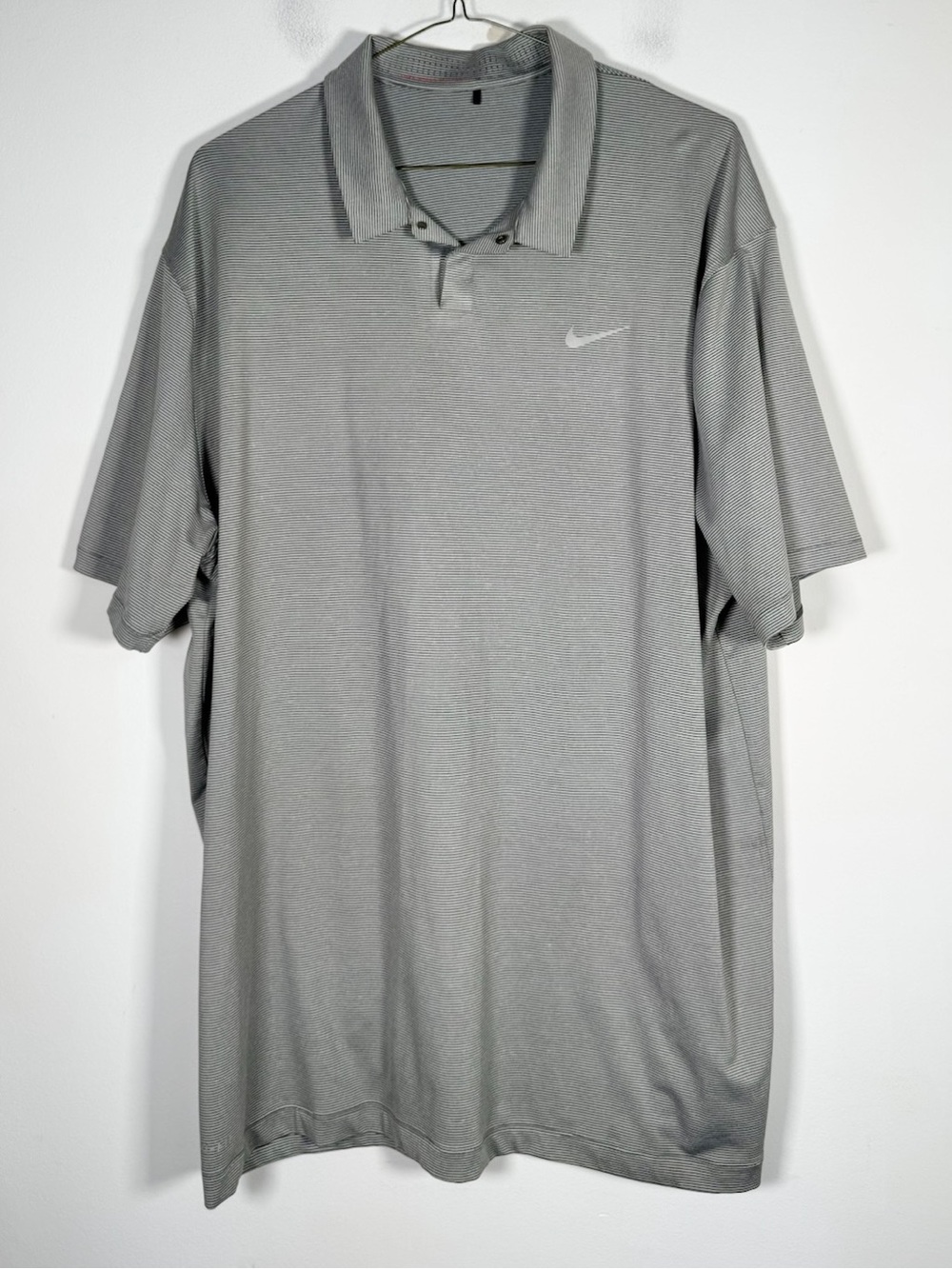 Nike Men’s Size XXL Striped Tiger Woods Collection Golf Short Sleeve Polo Shirt